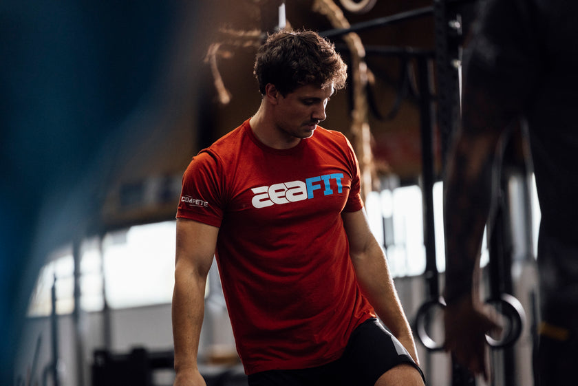 AEA FIT Compete Tee - Red Brick