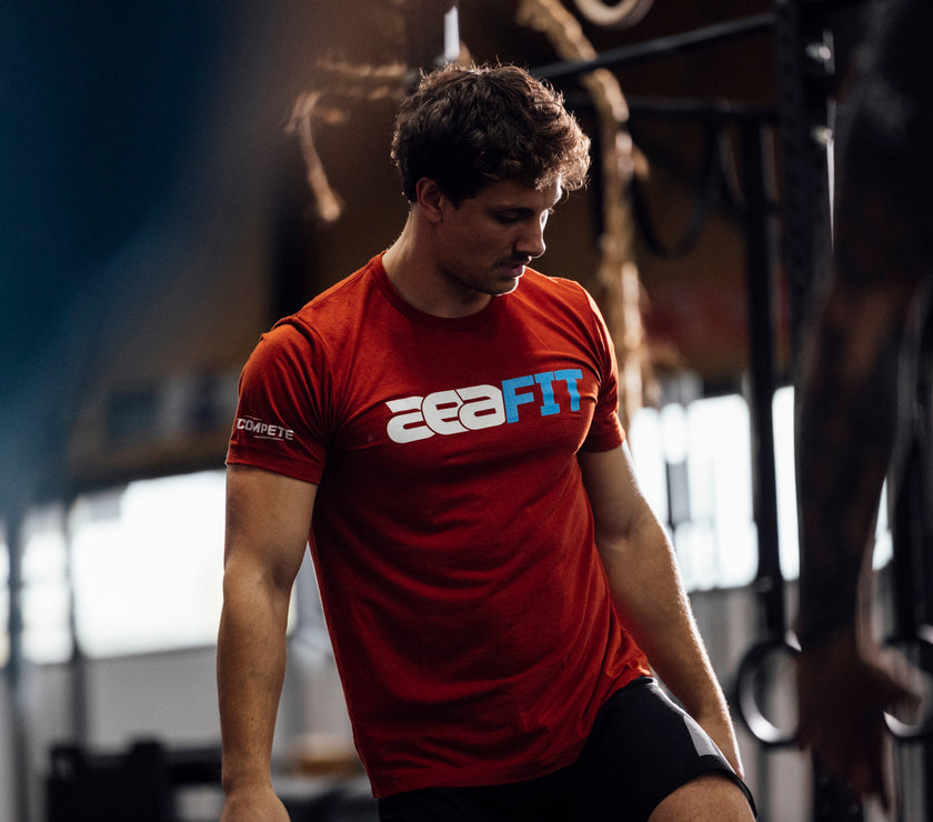 AEA FIT Compete Tee - Red Brick